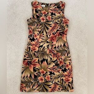 90s high neck midi dress